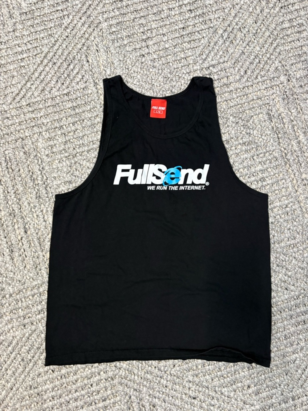 FullSend Black Logo Tank Top